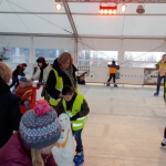 Schaatsen op de markt